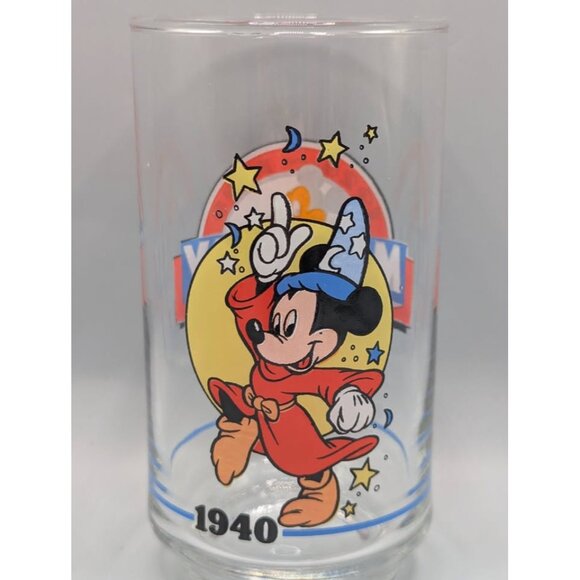 Vintage Mickey Mouse Sunoco Drinking Glasses (6) Series 1928-88 - Picture 4 of 9